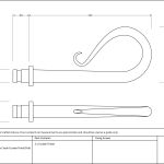 Shepherd's Crook Curtain Finial (pair)