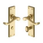 Heritage Brass - Bedford Door Handle on Plate