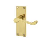 Jedo Victorian Scroll Lever on Back Plate