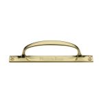 Heritage Brass - Door Pull Handle on Plate Offset