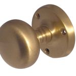 Jedo Mushroom Mortice Door Knobs 60mm Diameter