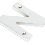 From The Anvil Satin Chrome Letter