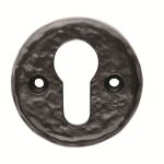 Black Antique Euro Profile Escutcheon