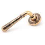 Anvil Hammered Newbury Lever on Rose Set (Beehive)