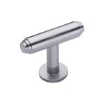 Heritage Brass - Stepped T-Bar Cabinet Knob with Rose
