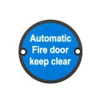Stainless Steel Automatic Fire Door Keep Clear