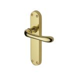 Heritage Brass - Luna Door Handle on Plate