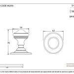 Anvil Brockworth Mortice Knob Set
