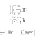 Anvil Brompton Brighton Fastener (Radiused)