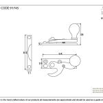 From The Anvil Prestbury Sash Hook Fastener