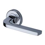 Heritage Brass - Bellagio Door Handle on Round Rose