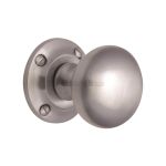 Heritage Brass - Victoria Door Knob on Rose