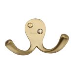 Heritage Brass - Double Coat Hook - V1060