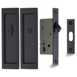Heritage Brass - Flush Pull Privacy Set