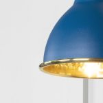 Hammered Brass Brindley Wall Light in Upstream
