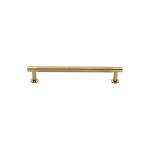 Heritage Brass - Partial Knurled Cabinet Pull Handle with Rose