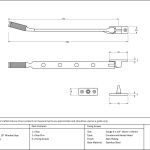 Anvil Brompton Casement Stay