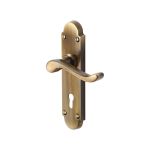 Heritage Brass - Savoy Door Handle on Plate