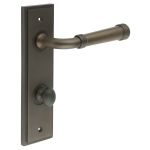 Burlington Highgate Door Handles On Back Plate with Turn & Release