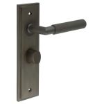 Burlington Piccadilly Knurled Door Handles On Back Plate with Turn & Release