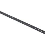 Black Flat Bookcase Strip 1.83m