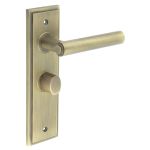 Burlington Richmond Door Handles On Back Plate with Turn & Release