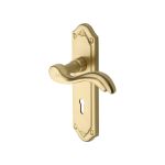 Heritage Brass - Lisboa Door Handle on Plate