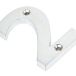From The Anvil Satin Chrome Numeral