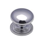 Heritage Brass - Victorian Round Cabinet Knob with Base