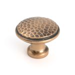 Anvil Hammered Cabinet Knob