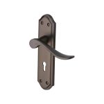 Heritage Brass - Sandown Door Handle on Plate