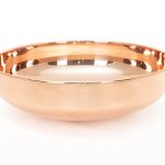 Smooth Copper Round Sink