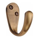 Heritage Brass - Curved Single Robe Hook