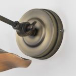 Aged Brass Flora Wall Light