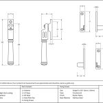 From The Anvil Locking Night-Vent Regency Fastener
