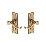Heritage Brass - Bedford Short Door Handle on Plate