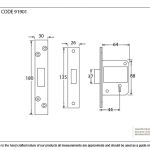 BS 5 Lever Deadlock KA