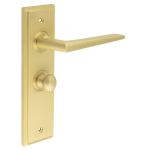Burlington Mayfair Door Handles On Back Plate with Turn & Release
