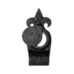 Tudor - Cylinder Pull with cover Black Iron