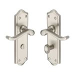 Heritage Brass - Buckingham Door Handle on Plate