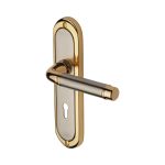 Heritage Brass - Saturn Door Handle on Plate