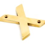 From the Anvil Polished Brass Letter