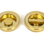 Anvil Art Deco Round Pull - Privacy Set