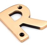 From The Anvil Polished Bronze Letter