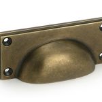 Anvil Art Deco Drawer Pull Handle