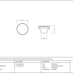 From The Anvil Ribbed Cabinet Knob