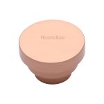 Heritage Brass - Round Stepped Cabinet Knob