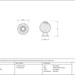 From The Anvil Twist Cabinet Knob