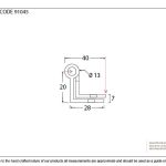 From The Anvil  2 ½" Stormproof Hinge 1951 (pair)