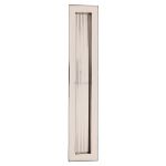 Heritage Brass - Reeded Rectangular Flush Pull